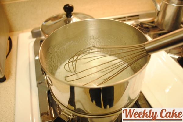 buttercream on stove top